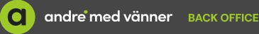 andré med vänner - Back Office